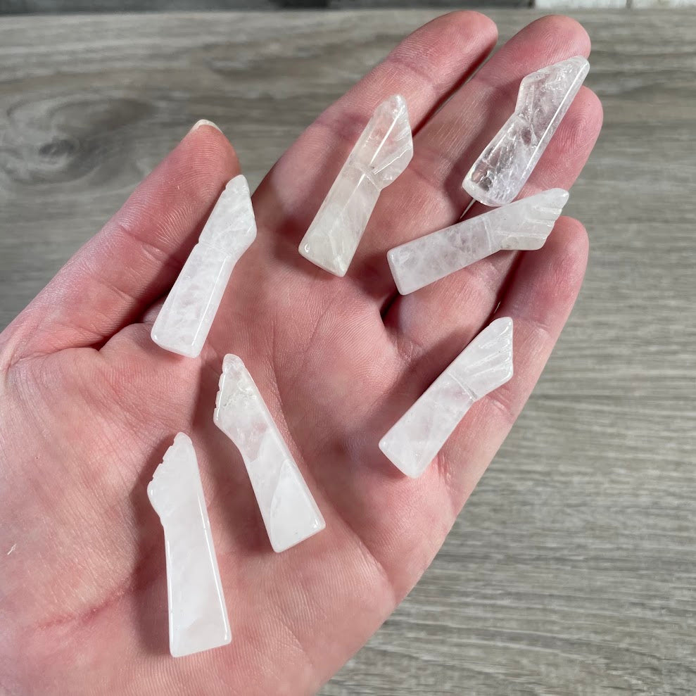 quartz polished Mango Figa Hand protection amulet carving
