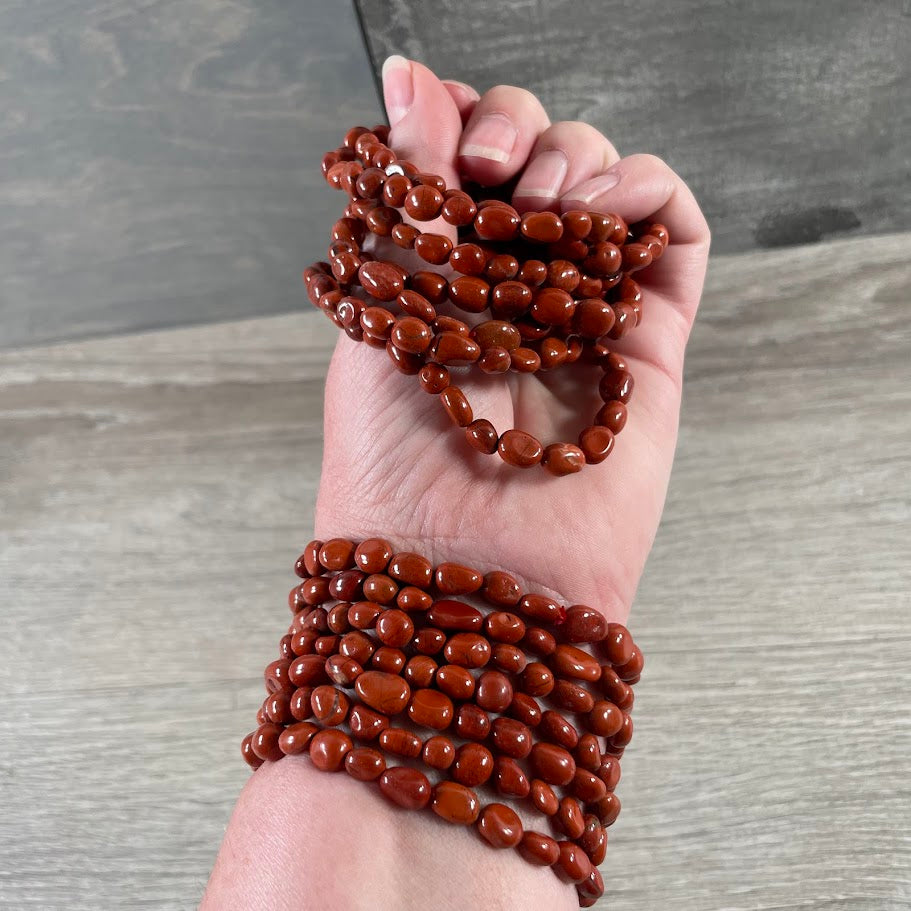 red jasper natural stone bracelets wholesale