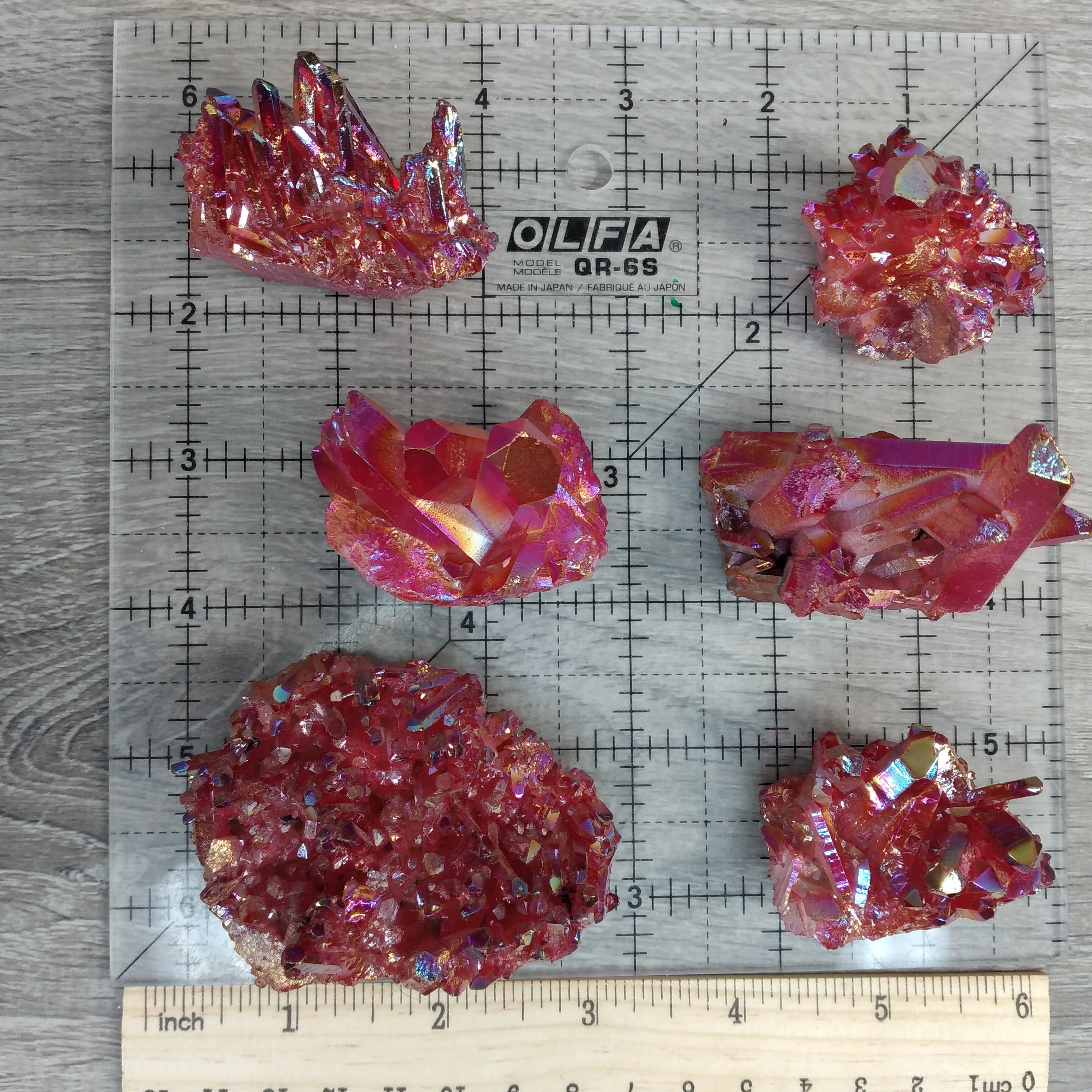 Quartz Color Clusters 1 Pound Lot