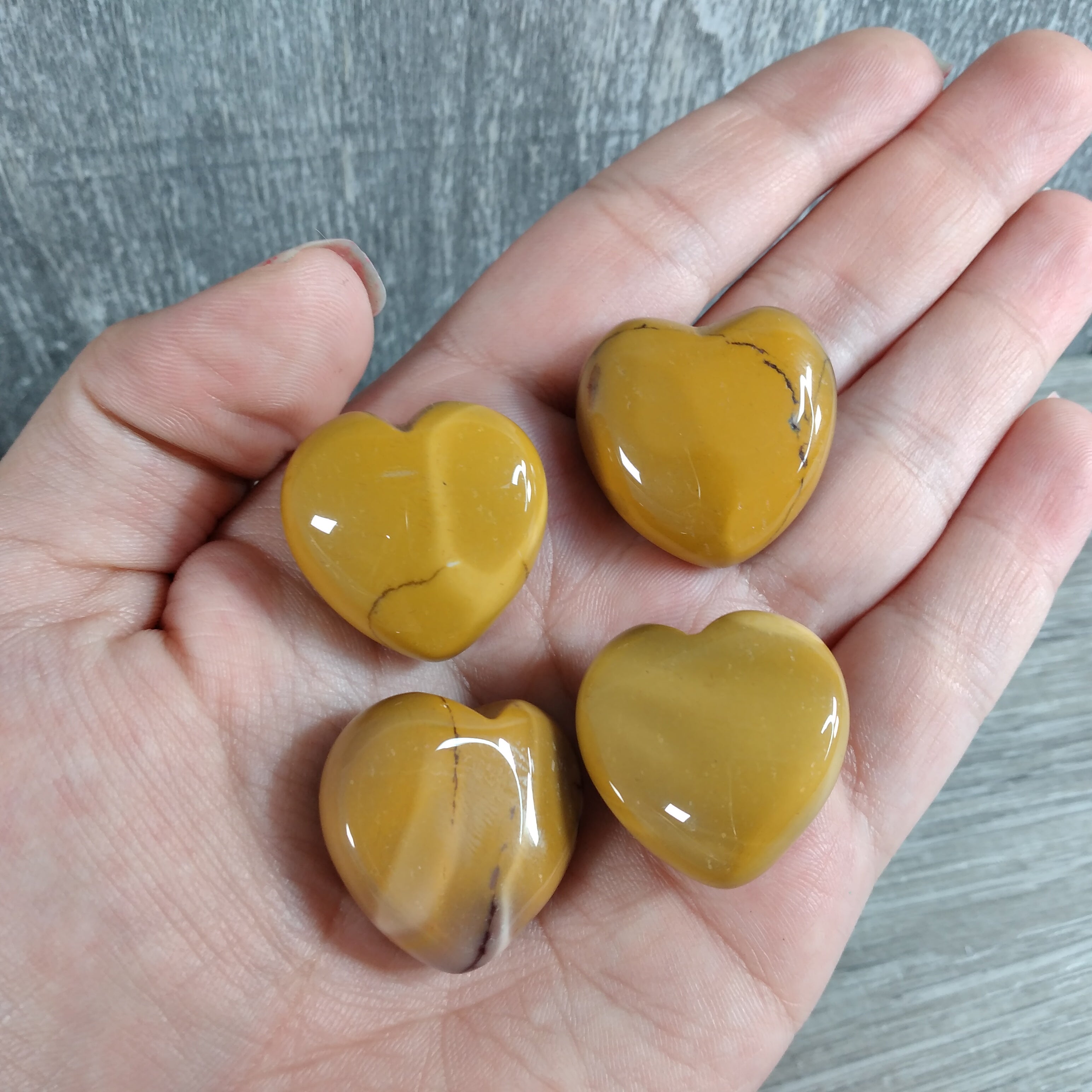 Gemstone 1” Puffy Heart