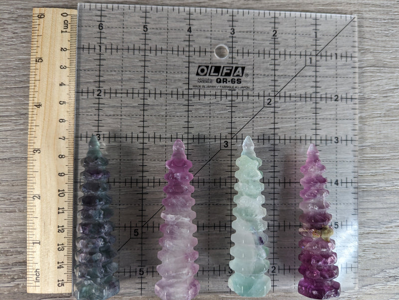 Fluorite 9 Level Pagoda Tower