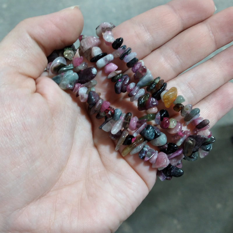 Gemstone Chip Bracelets - Common Stones