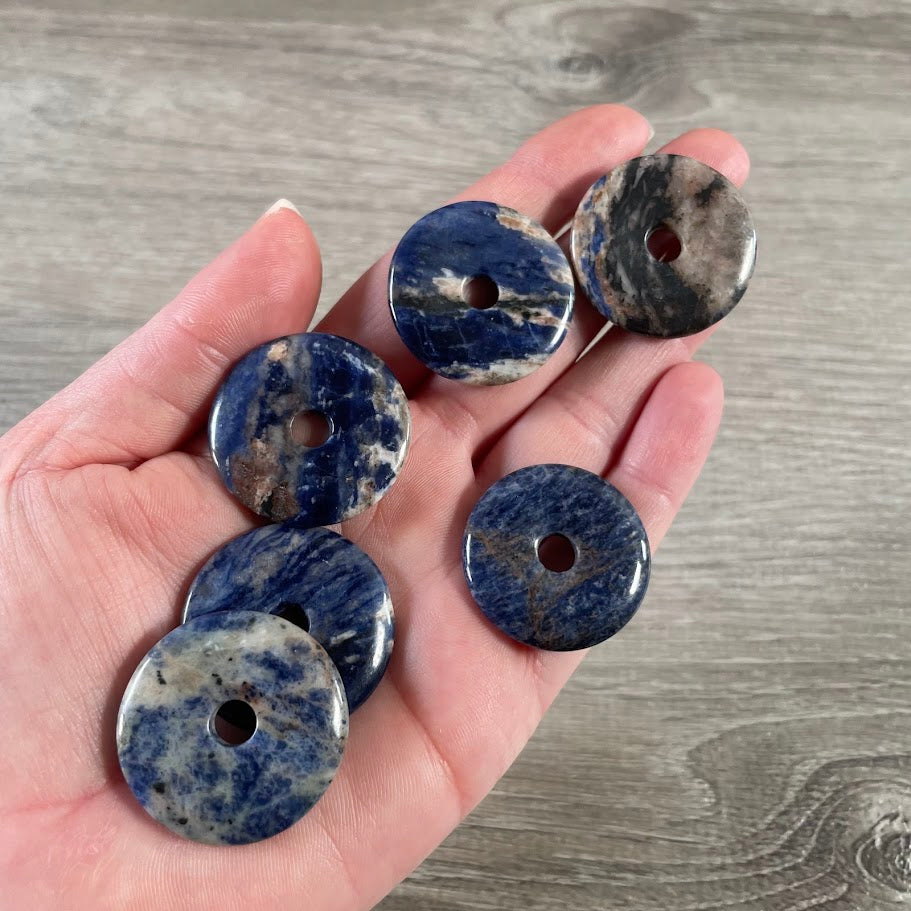 sodalite wholesale pi stone donut jewelry supply