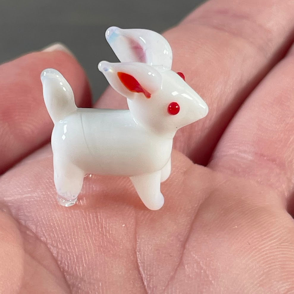 bunny glass animal figurine small collectible gifts for boutiques