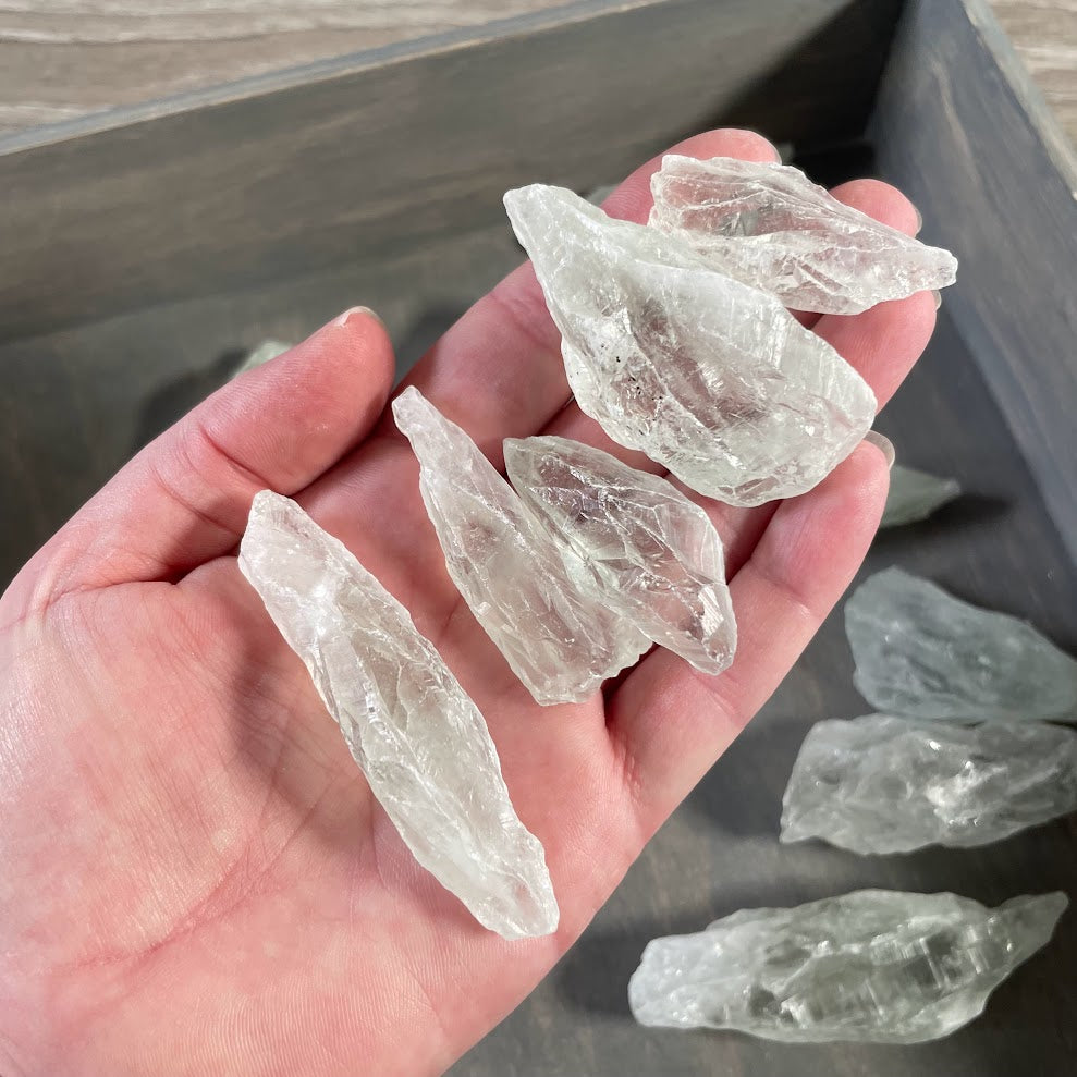 Green quartz rough chunks wholesale prasiolite crystal