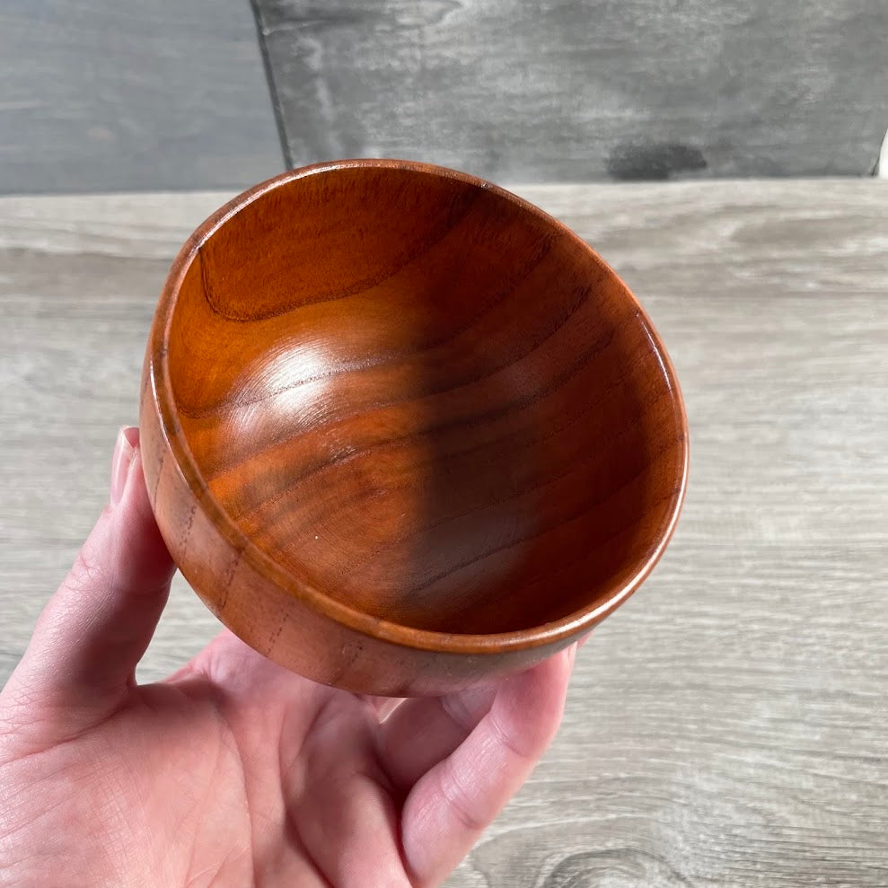 Wholesale altar accessory wooden ritual bowl