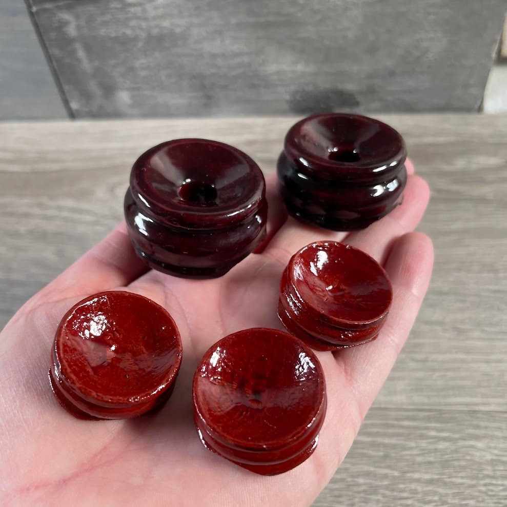 Wholesale wood sphere stand for crystal ball and gemstone displays