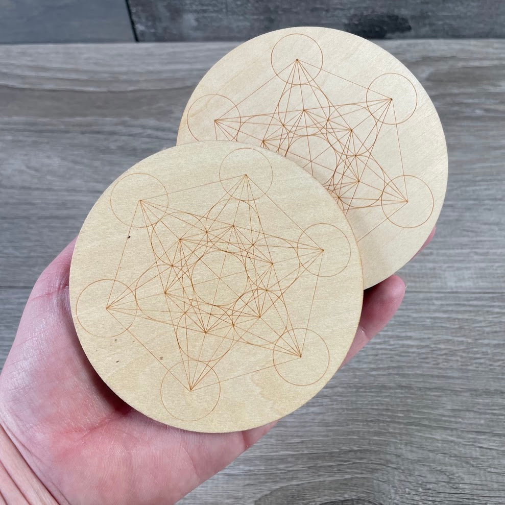 Wholesale crystal grid board made of wood for spiritual gift stores
