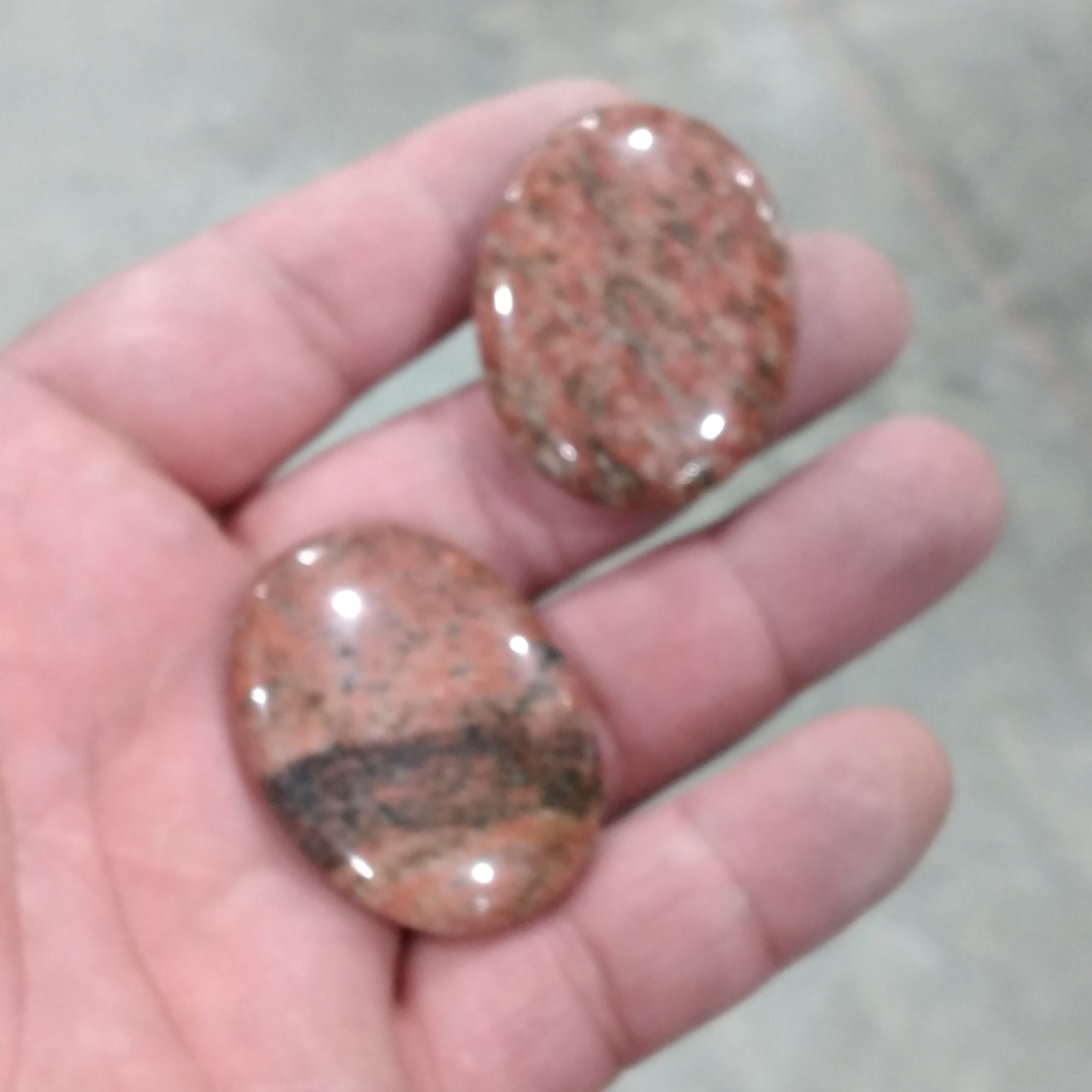 Gemstone Palm Stone 45mm