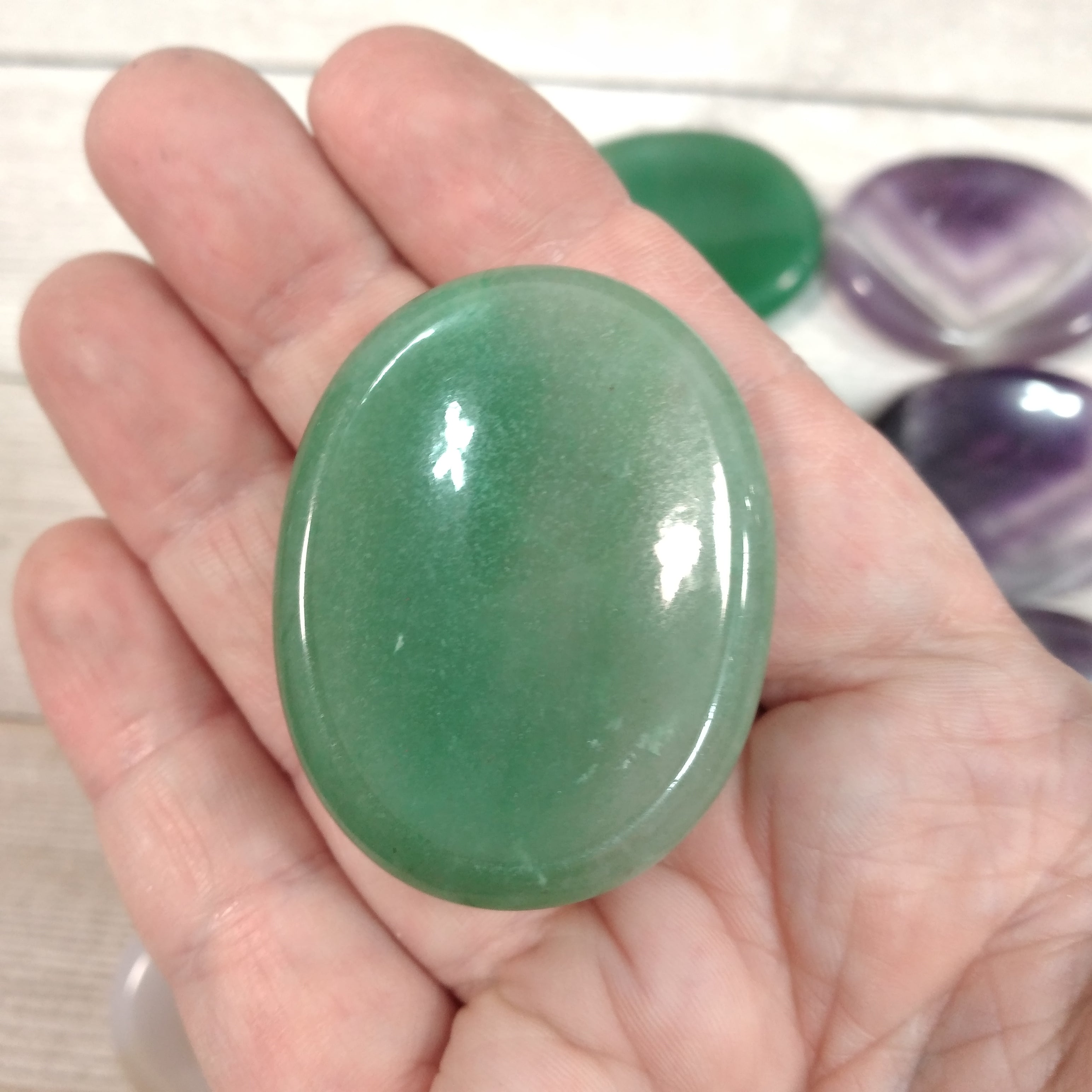 Gemstones Oval Worry Stone