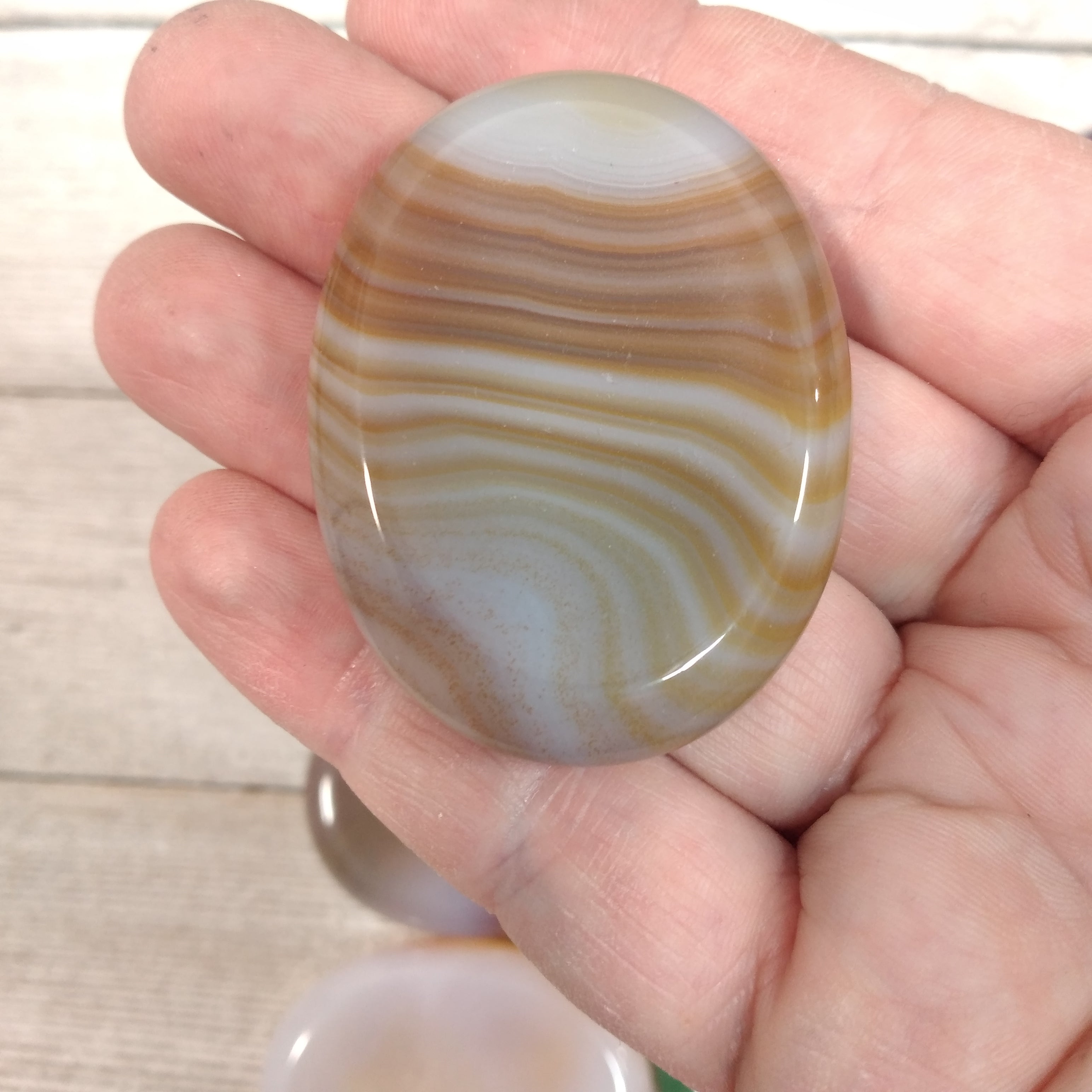 Gemstones Oval Worry Stone