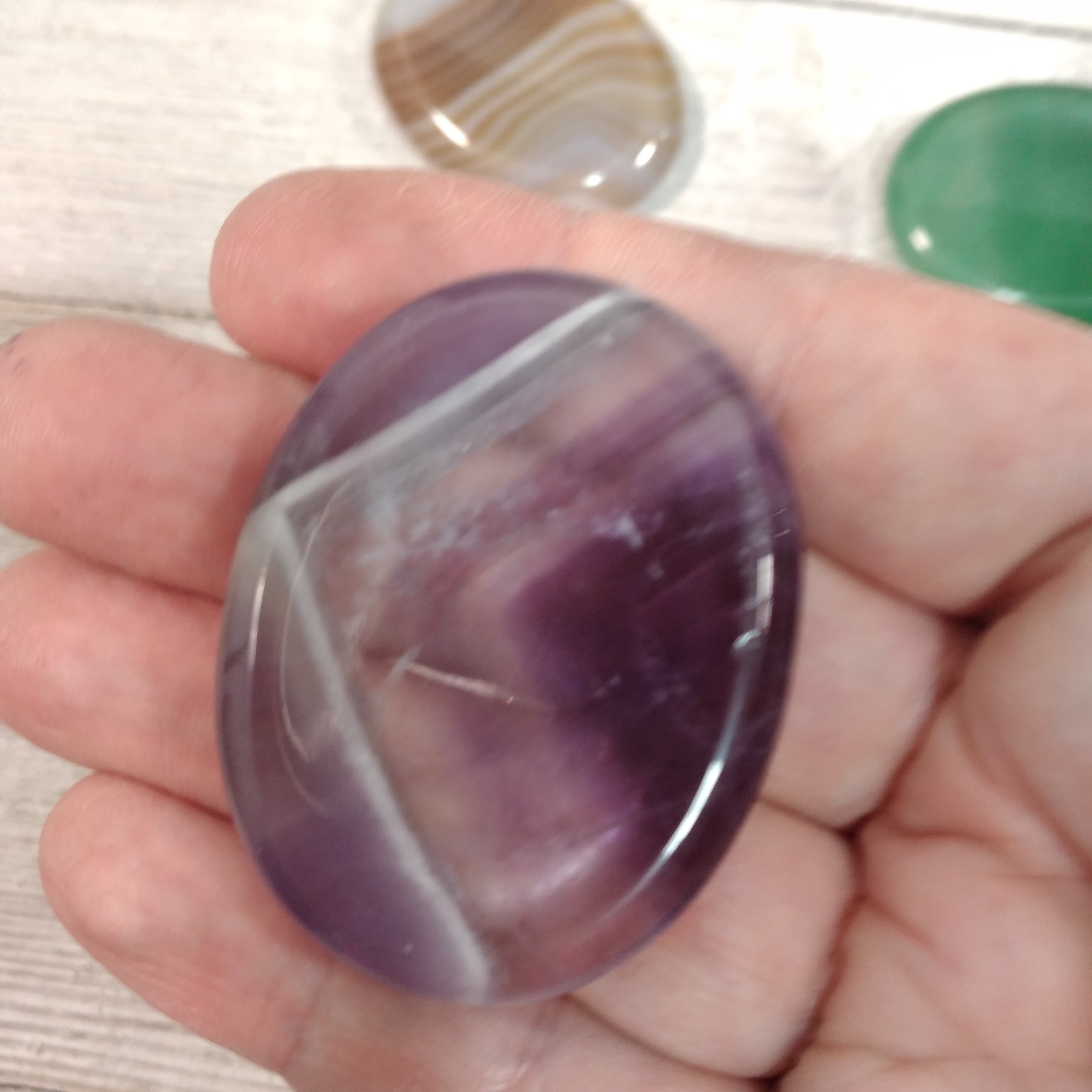 Gemstones Oval Worry Stone