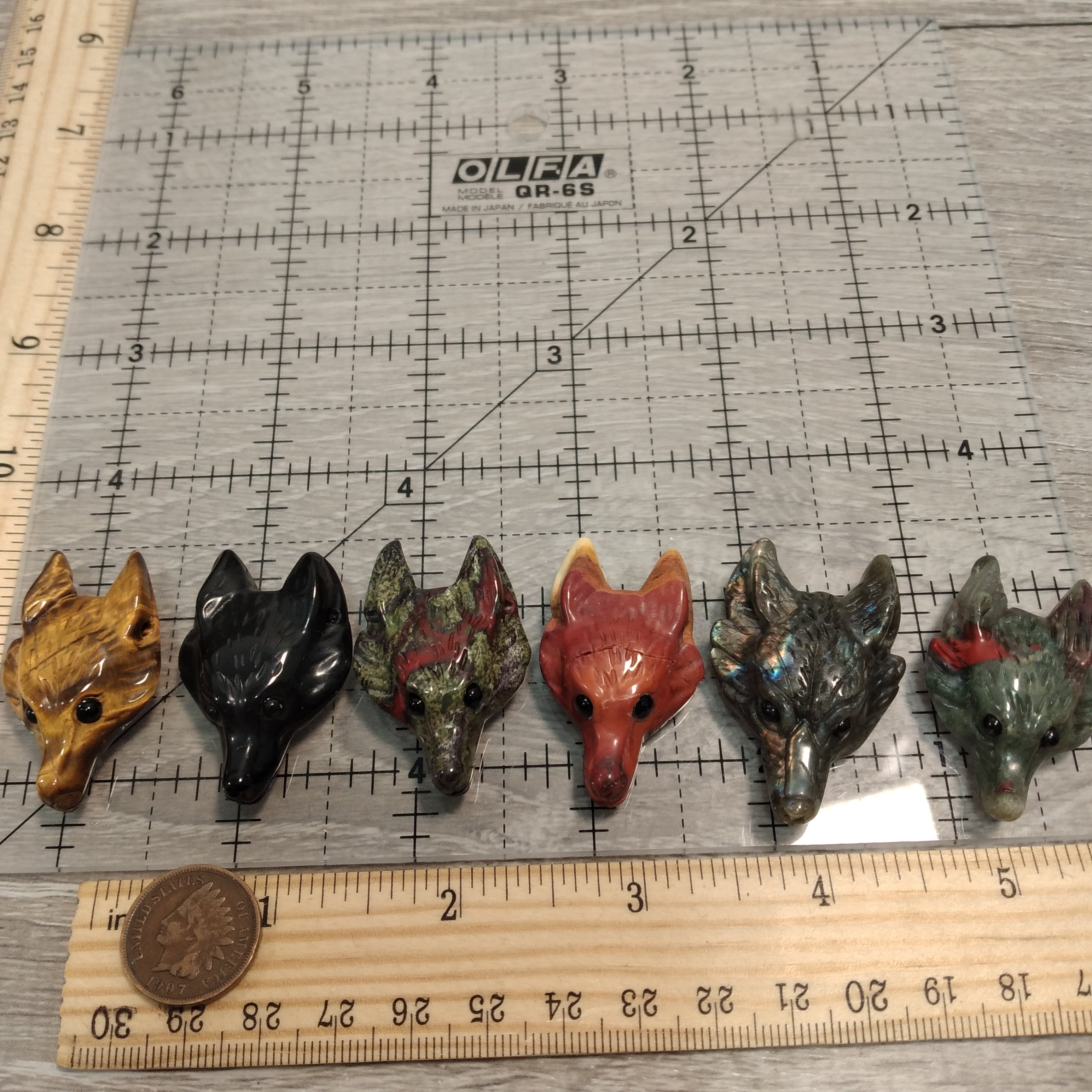 Assorted Fox Head Pendant