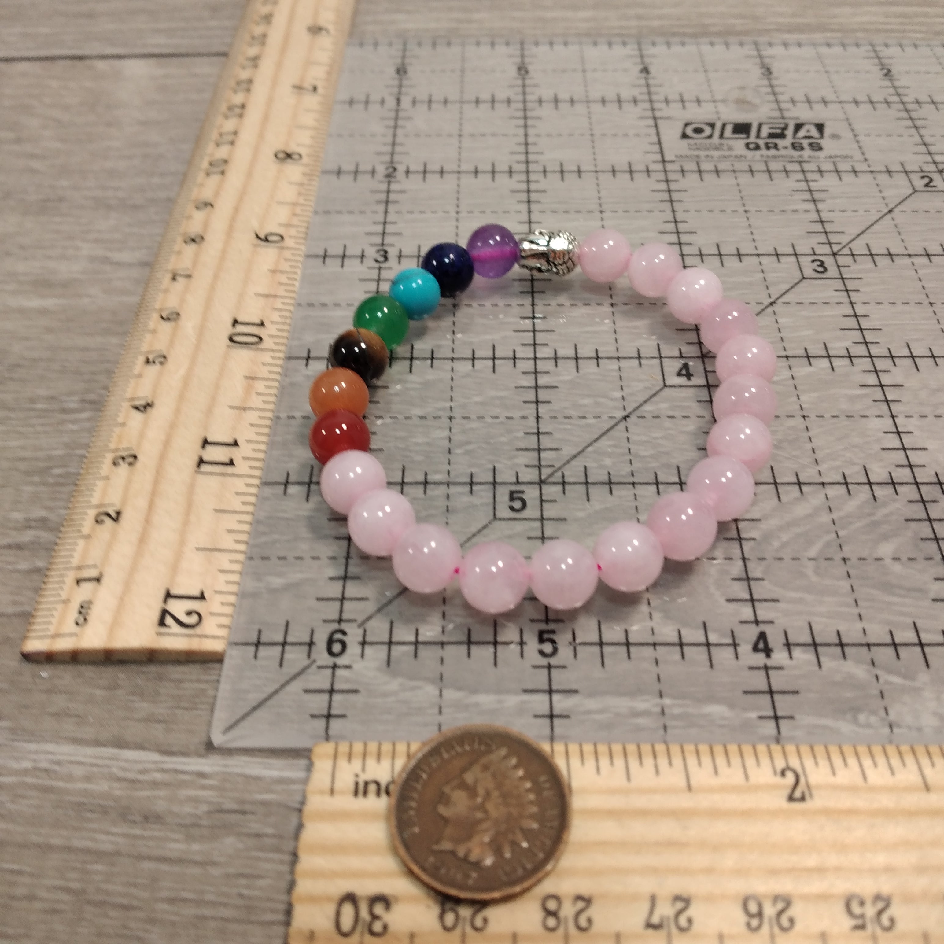 Gemstone Chakra Bracelets 8 mm Beads