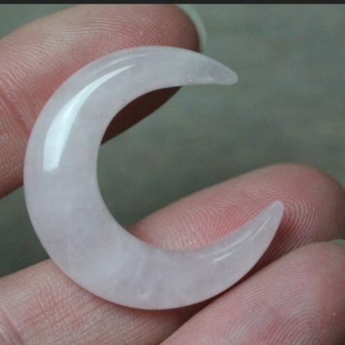 Gemstone Crescent Moon about 29mm