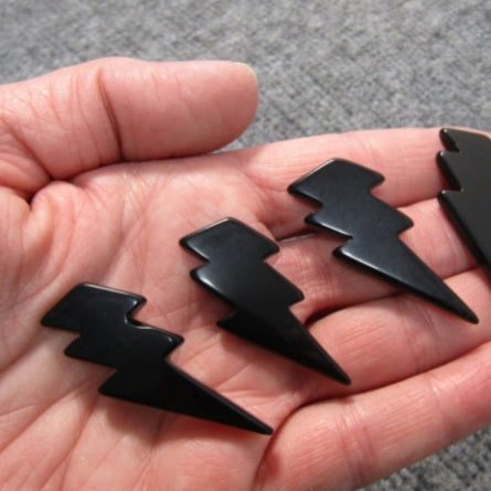 Gemstone 1 inch Lightning Bolts