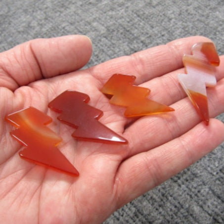 Gemstone 1 inch Lightning Bolts