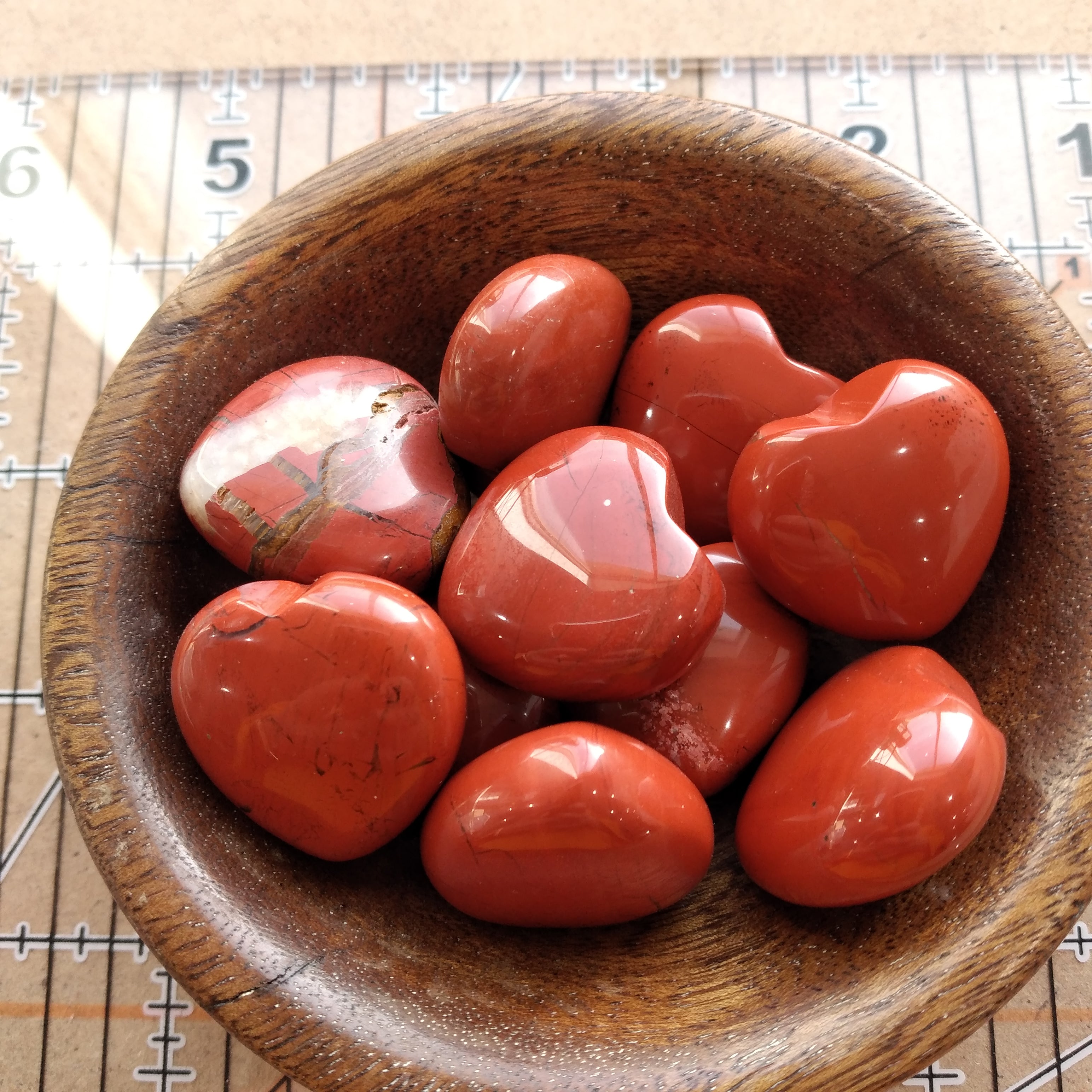 Gemstone 1” Puffy Heart