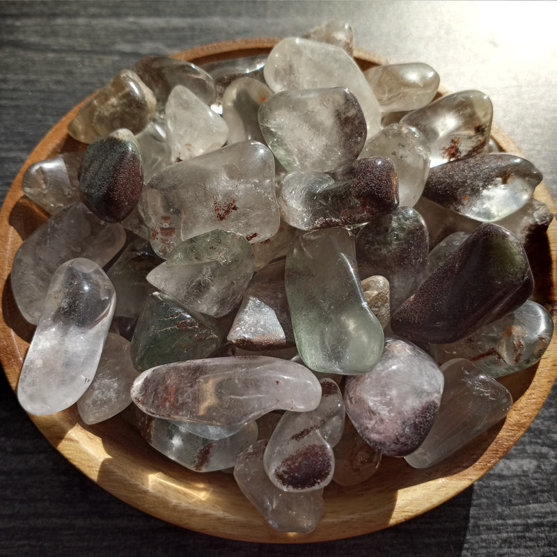 Small Chlorite Quartz in a bowl