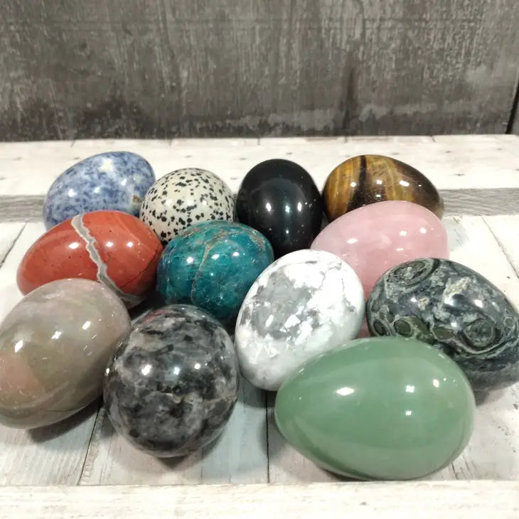 Gemstone 2 inch Egg