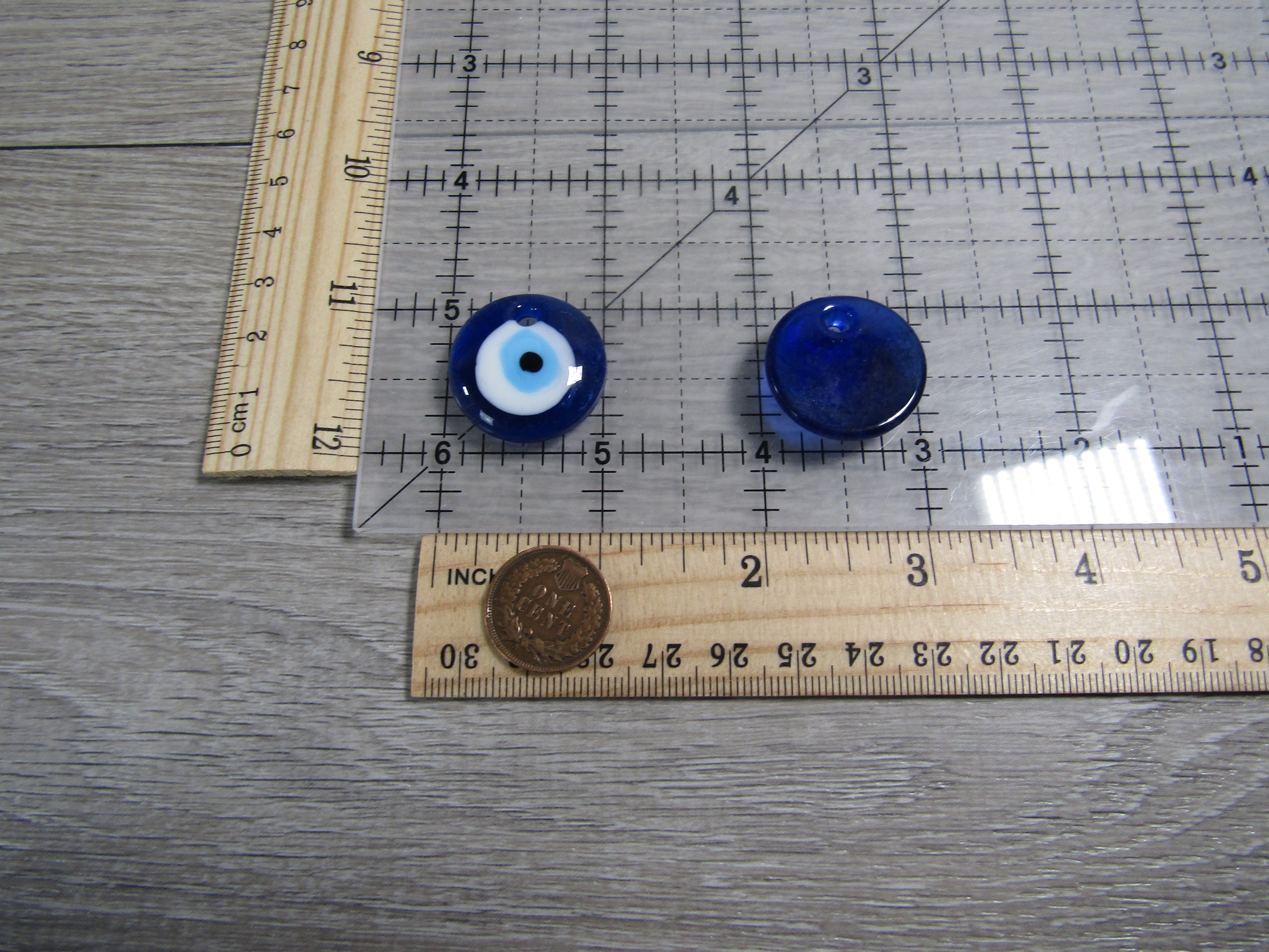 Evil Eye Lamp Glass Bead Pendant