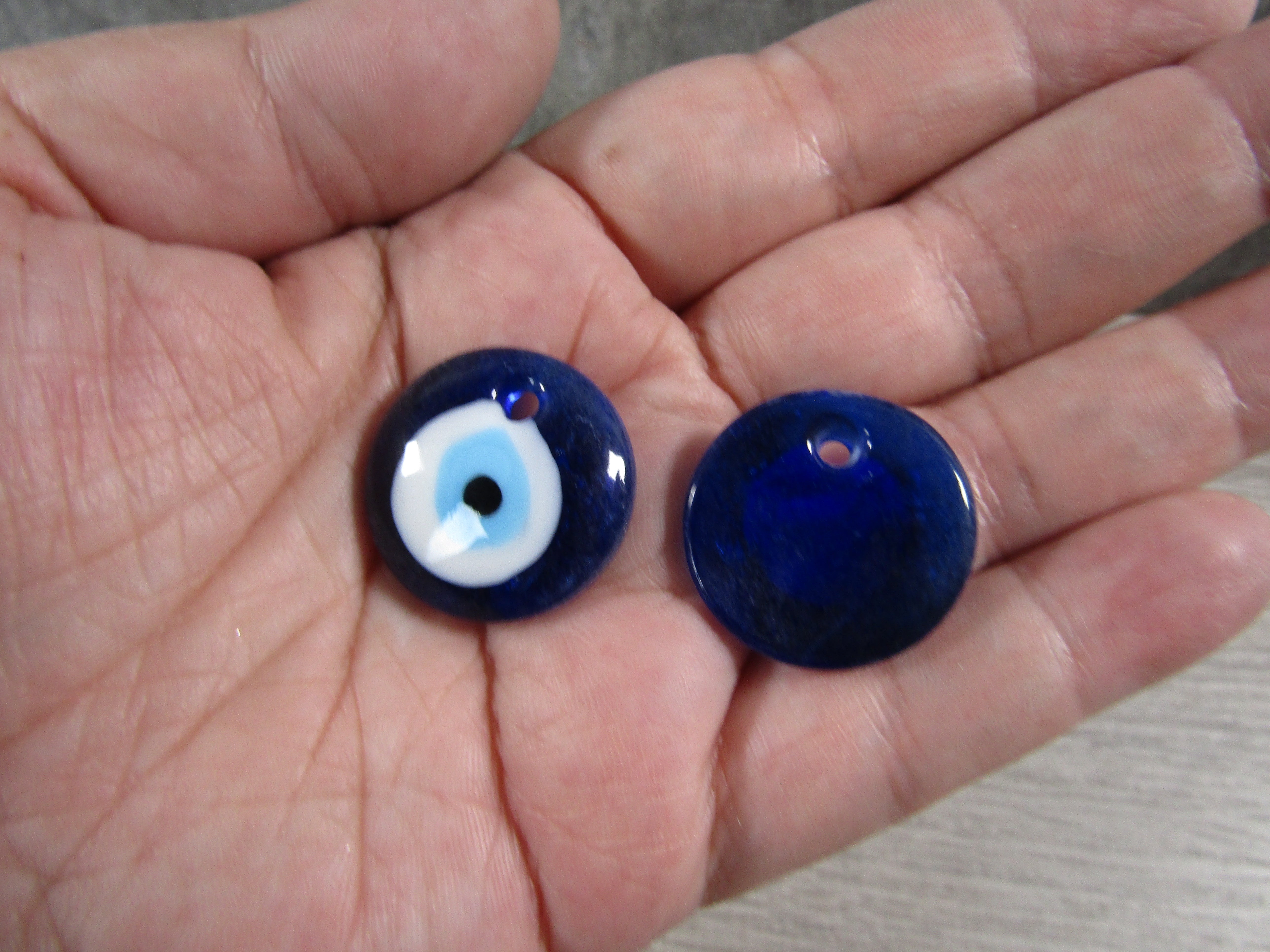 Evil Eye Lamp Glass Bead Pendant