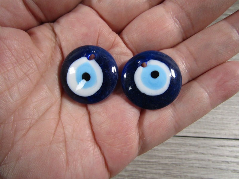 Evil Eye Lamp Glass Bead Pendant