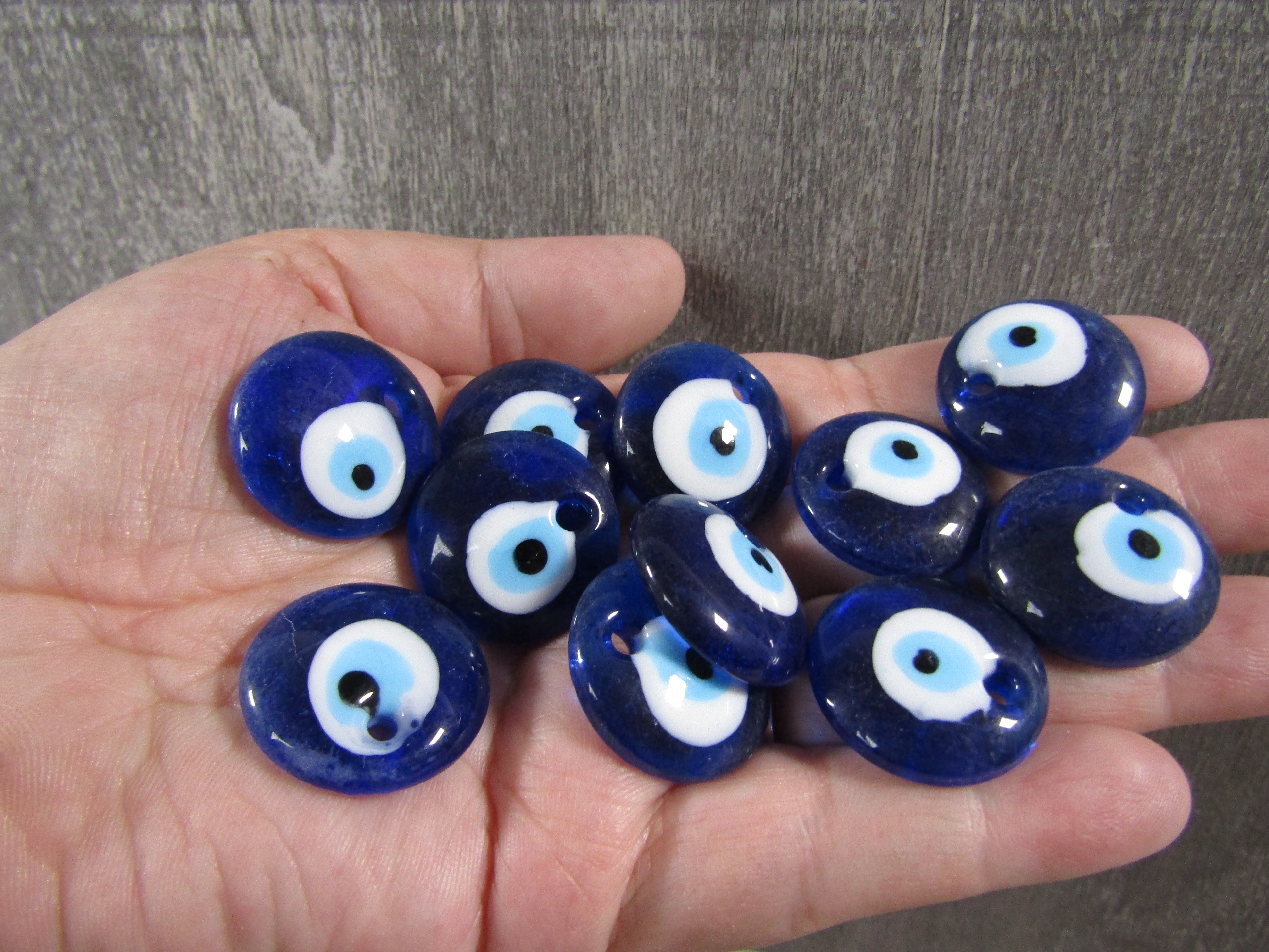 Evil Eye Lamp Glass Bead Pendant