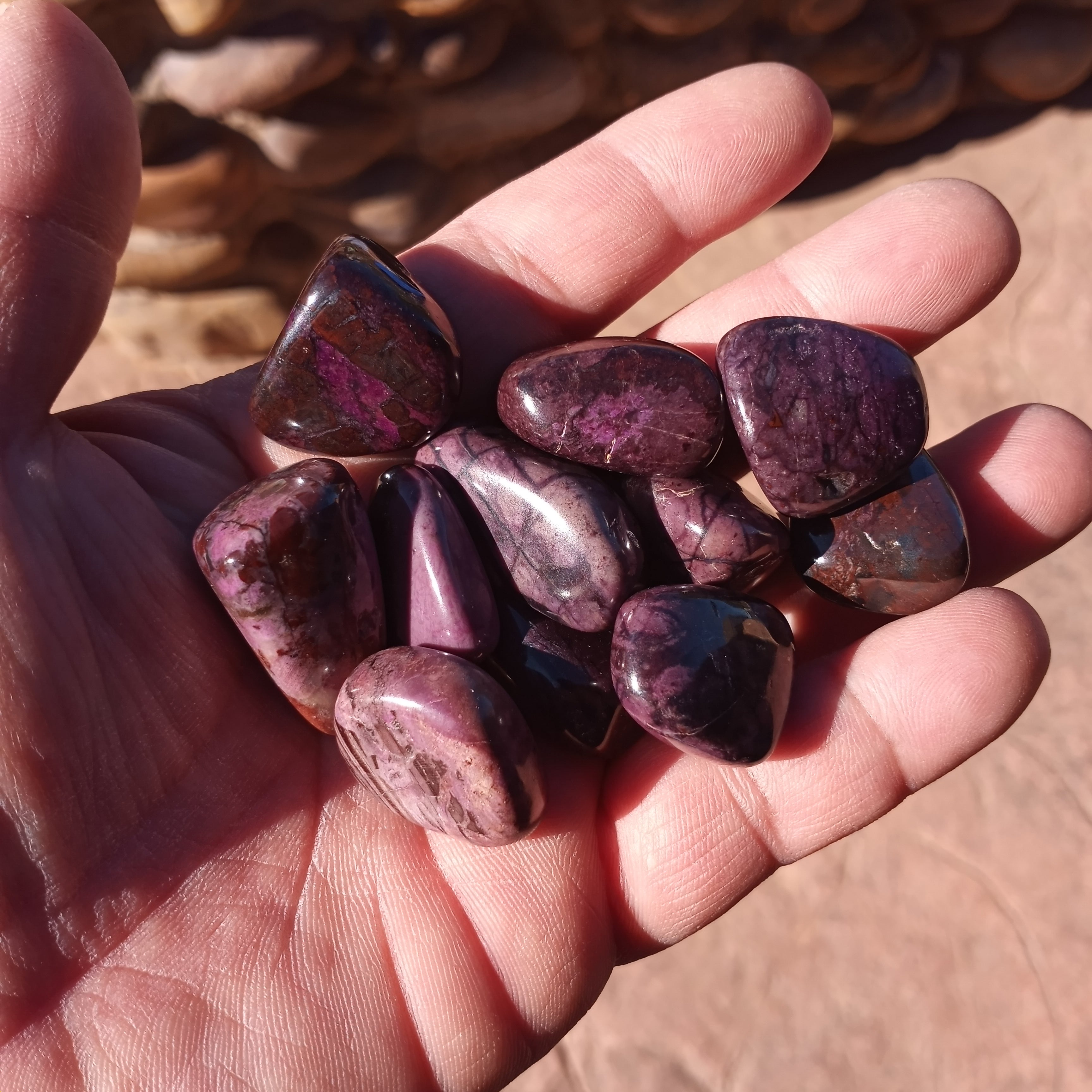 Sugilite 1" Tumbled Set of 3