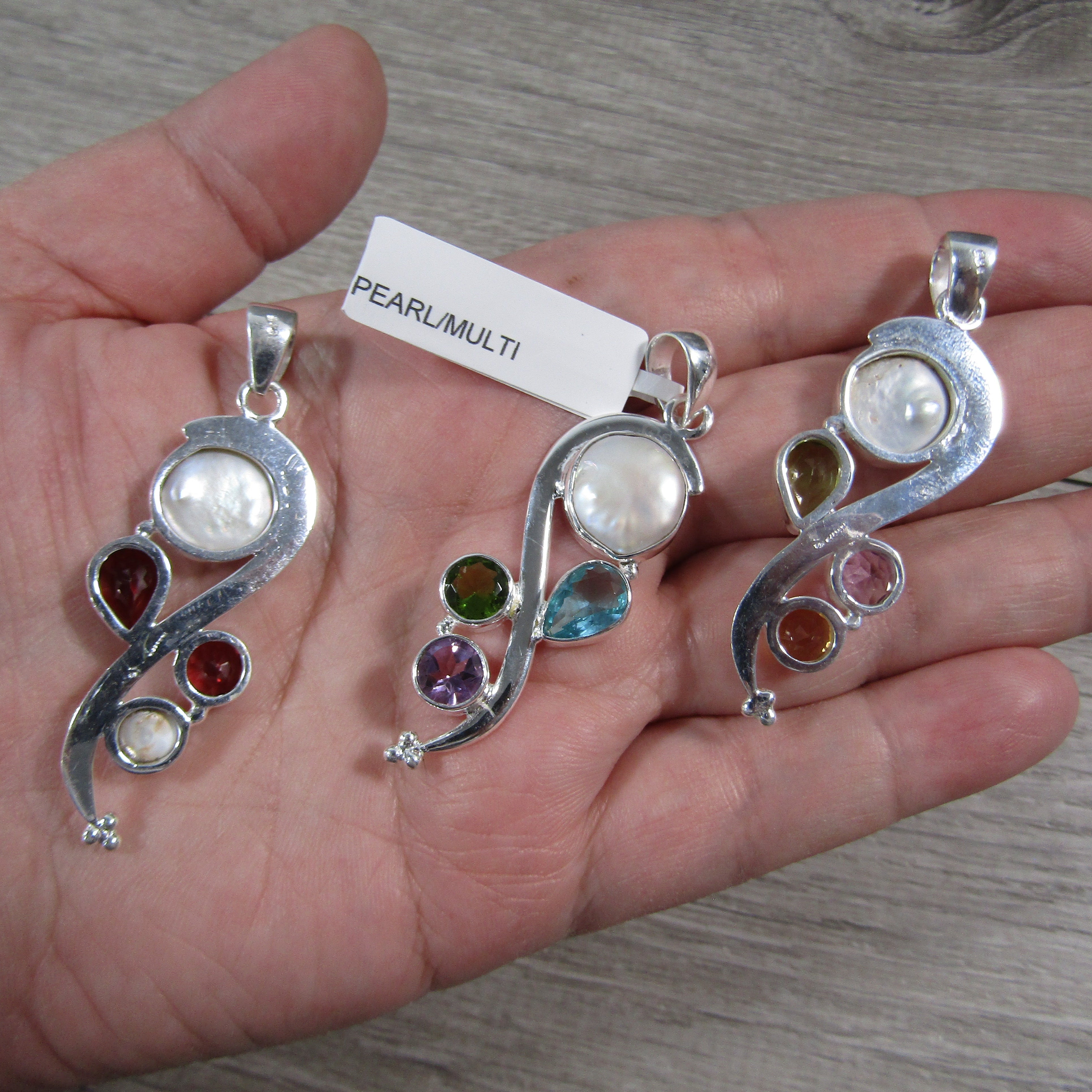 Sterling Silver Pendant - Mother of Pearl