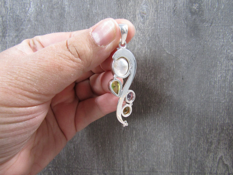 Sterling Silver Pendant - Mother of Pearl