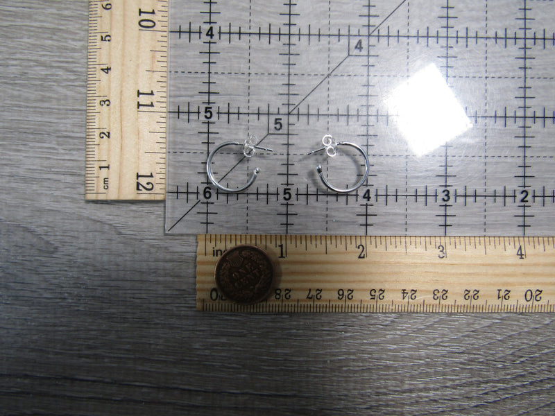 Sterling Silver Hoop Earring Pair