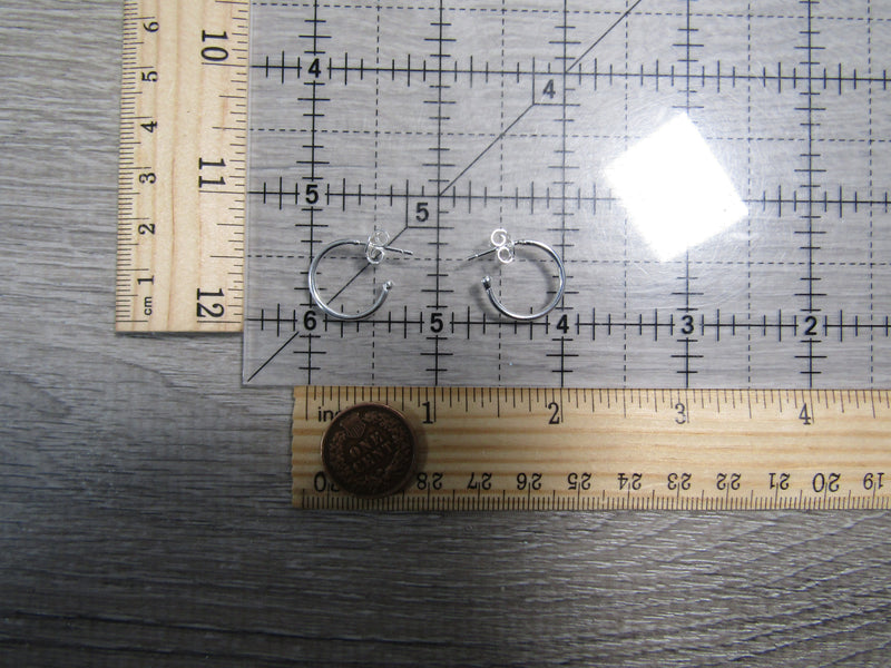 Sterling Silver Hoop Earring Pair