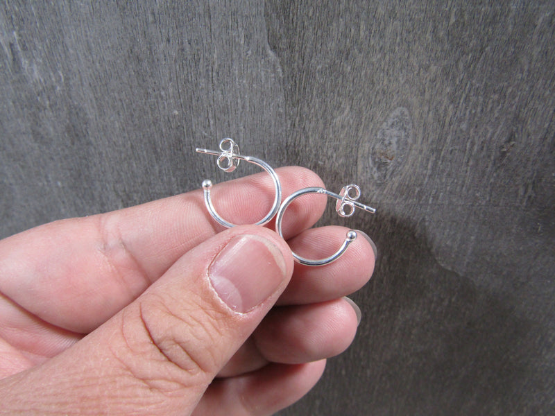 Sterling Silver Hoop Earring Pair