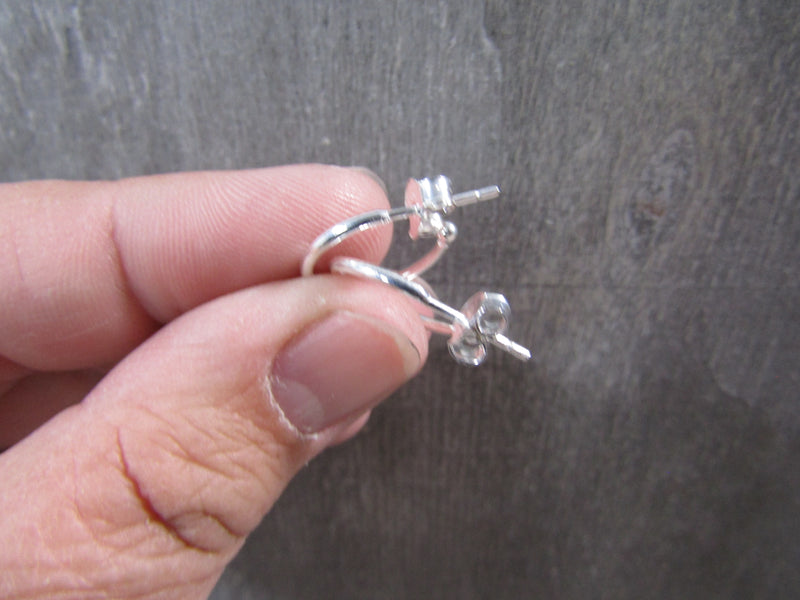 Sterling Silver Hoop Earring Pair