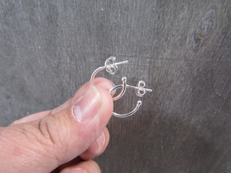 Sterling Silver Hoop Earring Pair