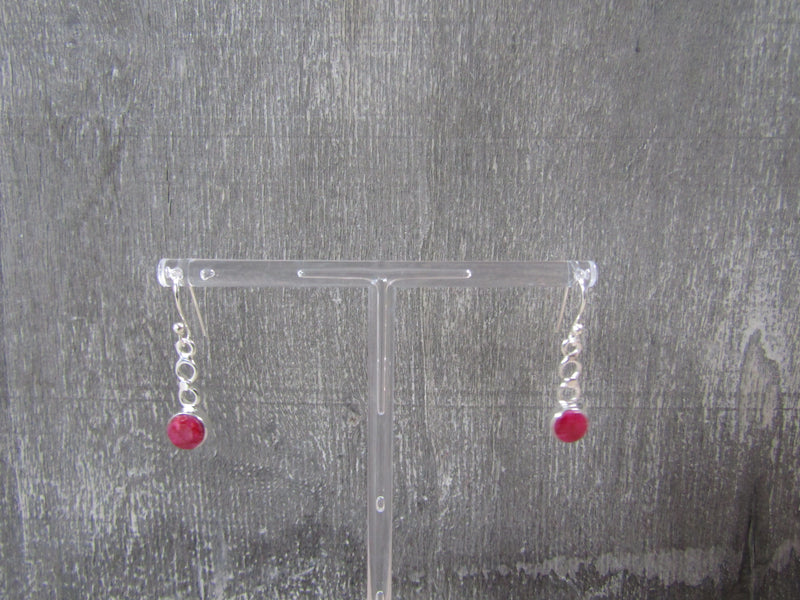 Sterling Silver Dangle Earring Pair -  Assorted Gemstones