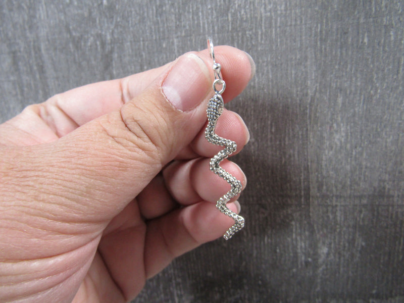 Sterling Silver Snake Earring Pair