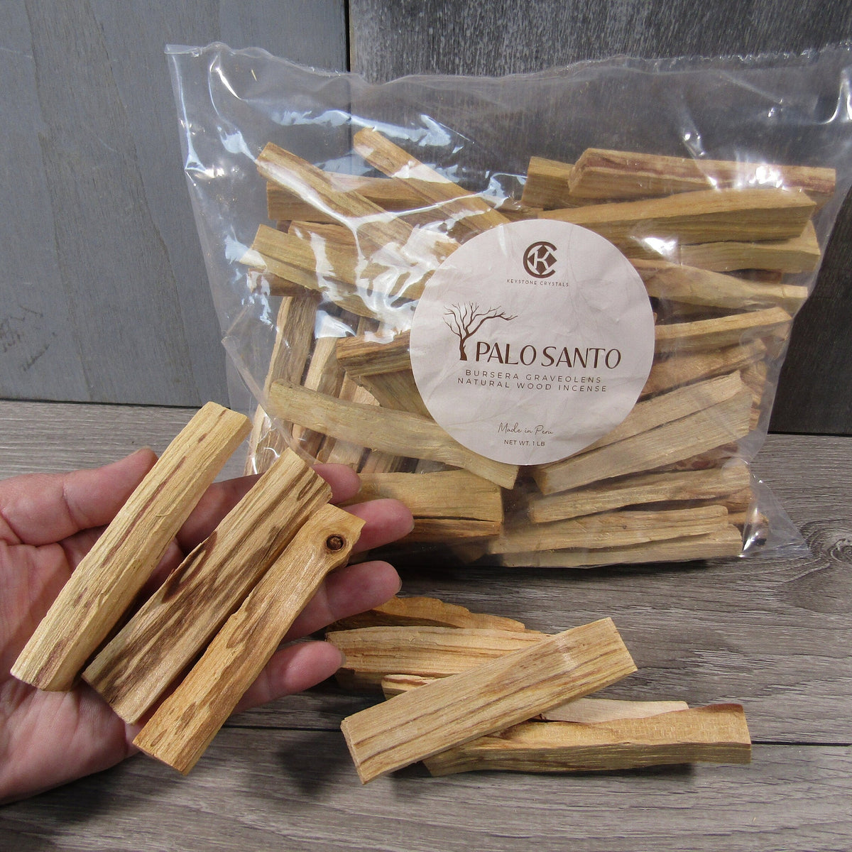 Natural Palo Santo smudging wood for retail stores and wellness shops