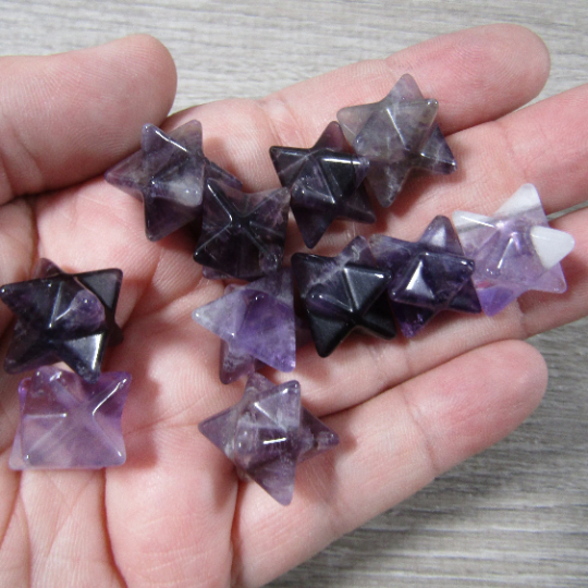 Gemstone About 1/2” MerKaBa