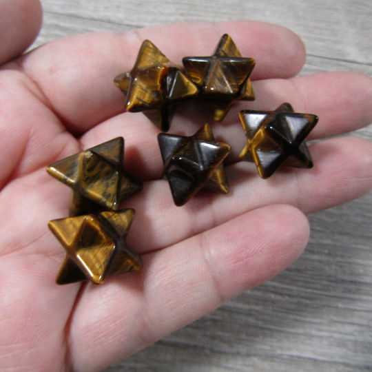 Gemstone About 1/2” MerKaBa