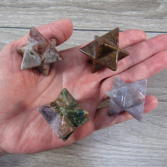 Gemstone 40 mm Merkaba