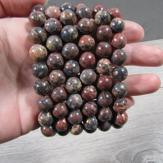 Gemstone 10 mm Round Bracelets