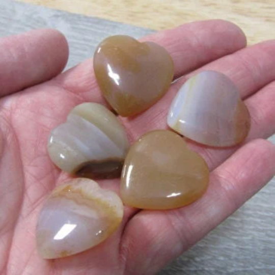 Gemstone Flat 1" Heart