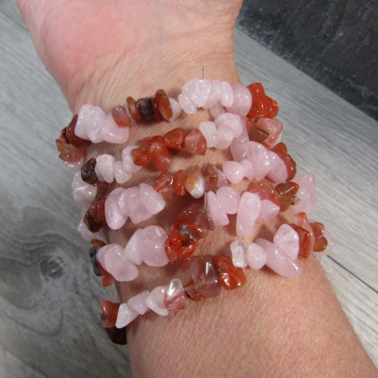 Gemstone Chip Bracelet - Multi Stone