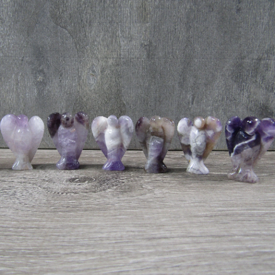 amethyst angel figurines