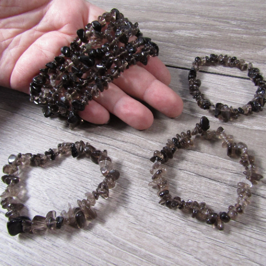 Gemstone Chip Bracelets - Premium Stones