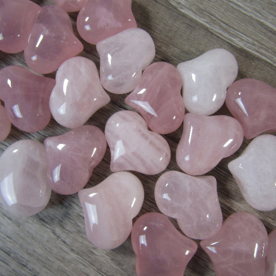 Gemstone Puffy Heart 25 mm