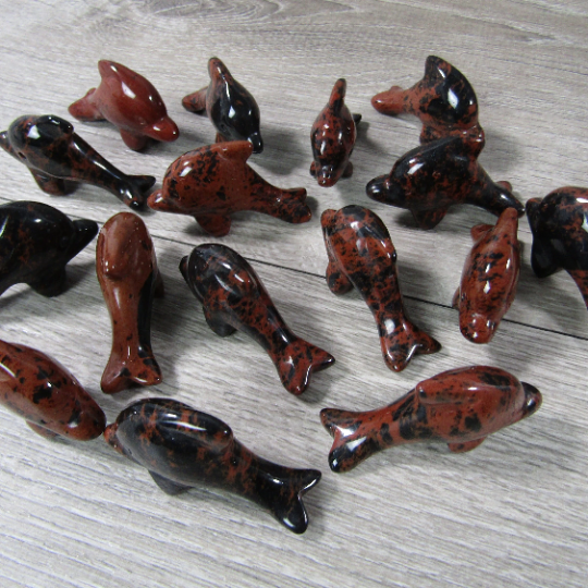 Gemstone Dolphin Medium Figurine