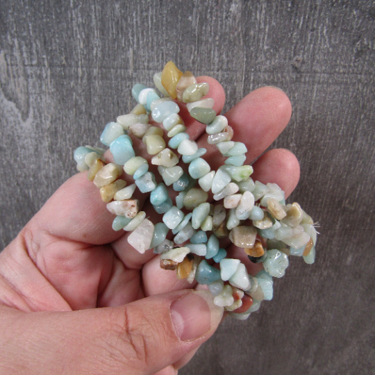 Gemstone Chip Bracelets - Common Stones